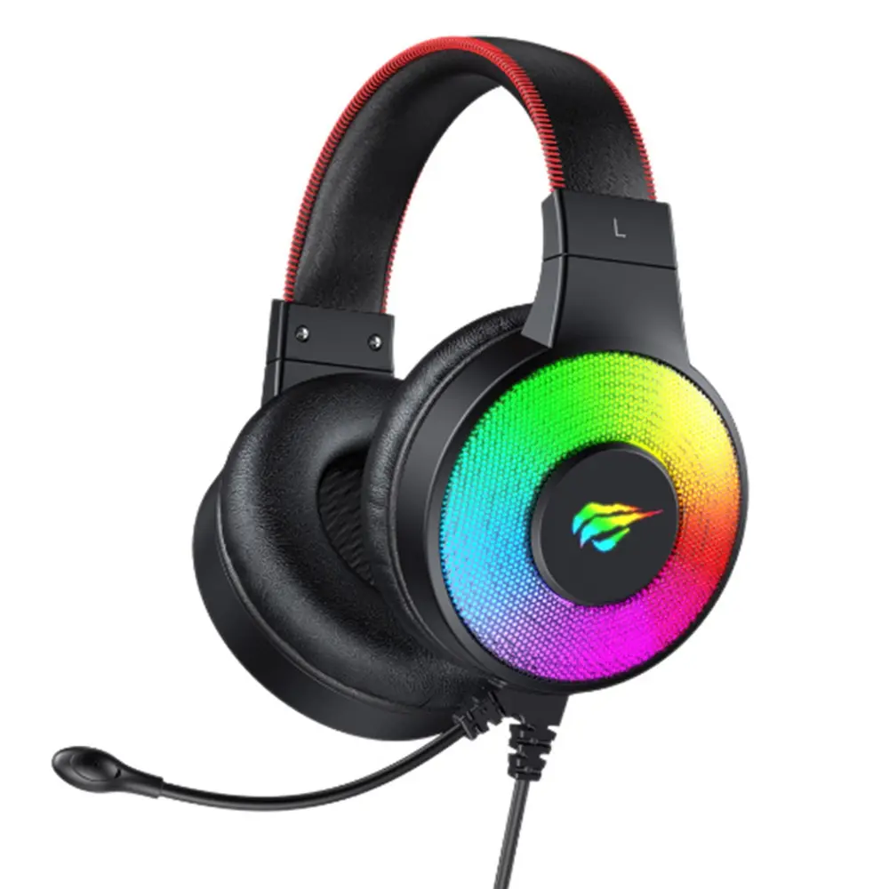 Havit Gamenote H2013d Wired Black RGB Gaming Headphone – View 1