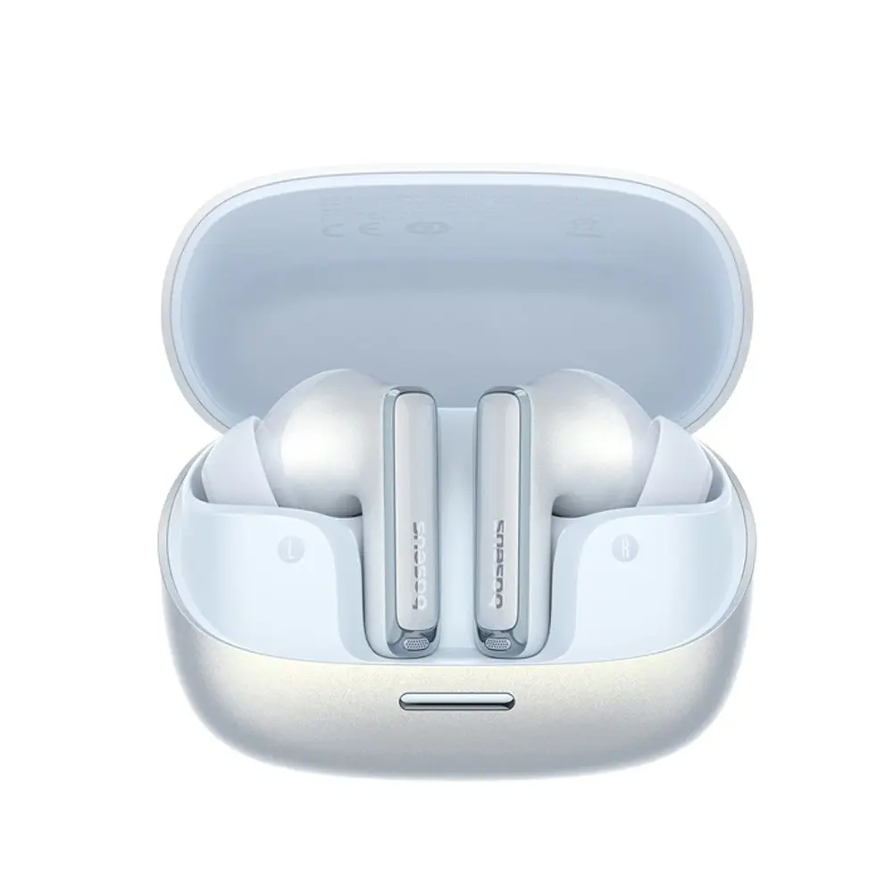 Baseus Bowie M2 Plus Wireless TWS Bluetooth Earbuds – Color: White – View 1