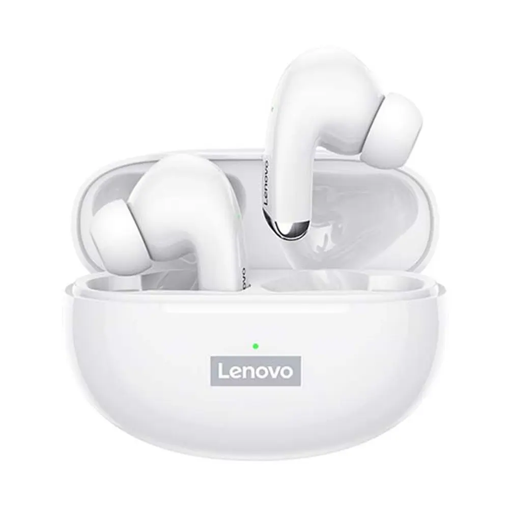 Lenovo LP5 HiFi Music Sports Bluetooth Earbuds – Color: White – View 1