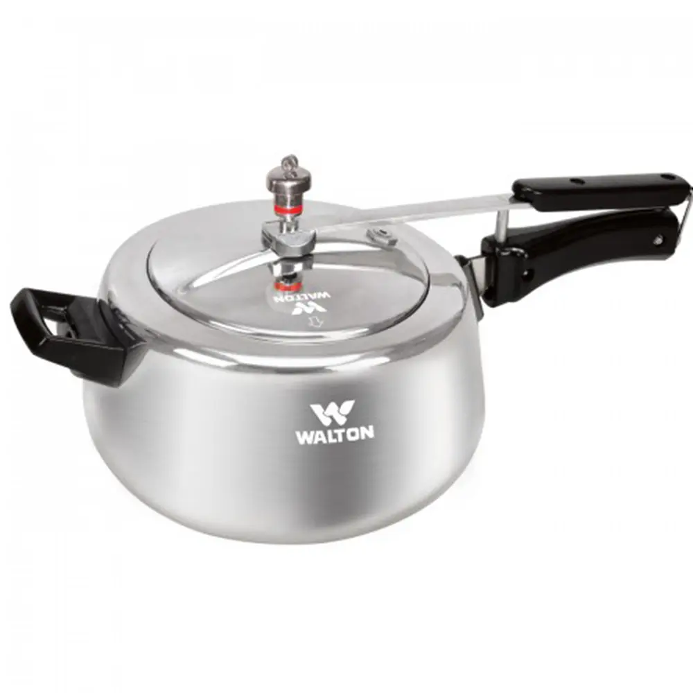 Walton WPC-MO45 4.5 Liter Manual Pressure Cooker Mirror outer surface – View 1
