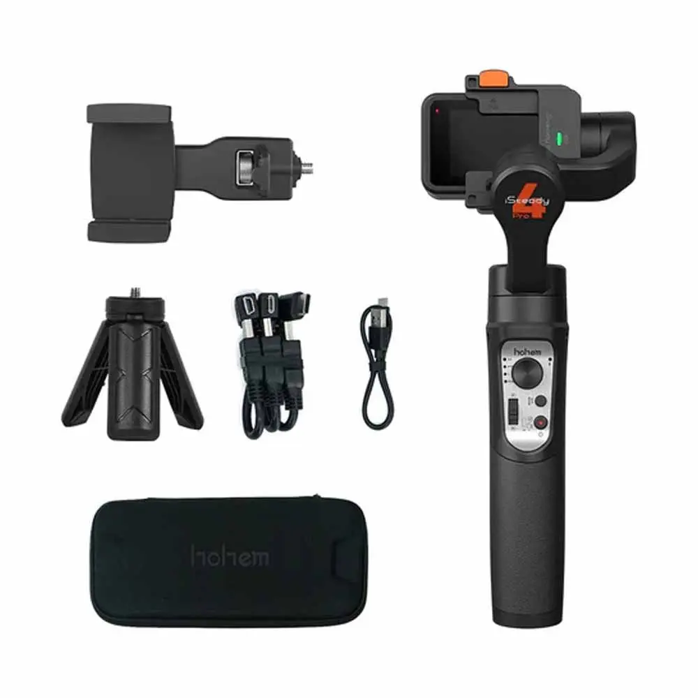 Hohem iSteady Pro4 3-Axis Gimbal Stabilizer for Action Camera – View 1