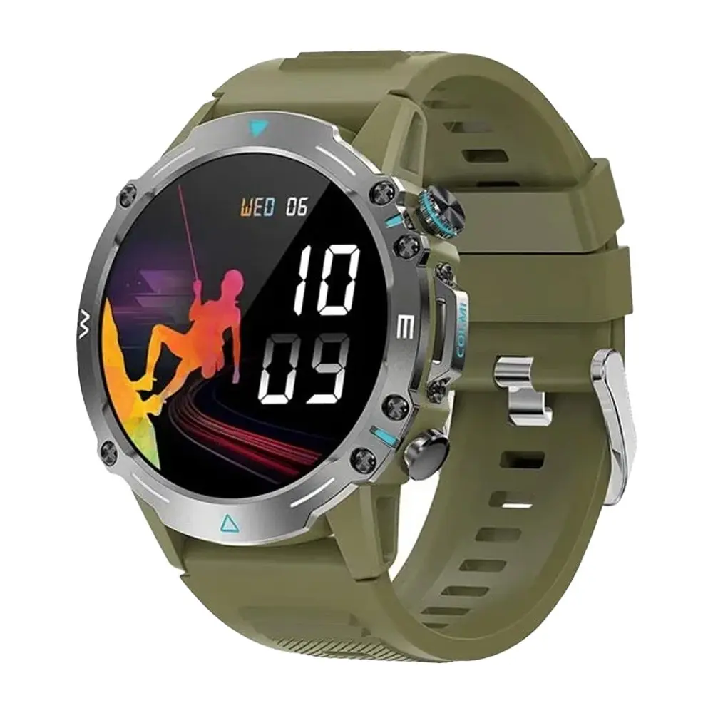 COLMI M42 Bluetooth Calling Smart Watch – Color: Green – View 1
