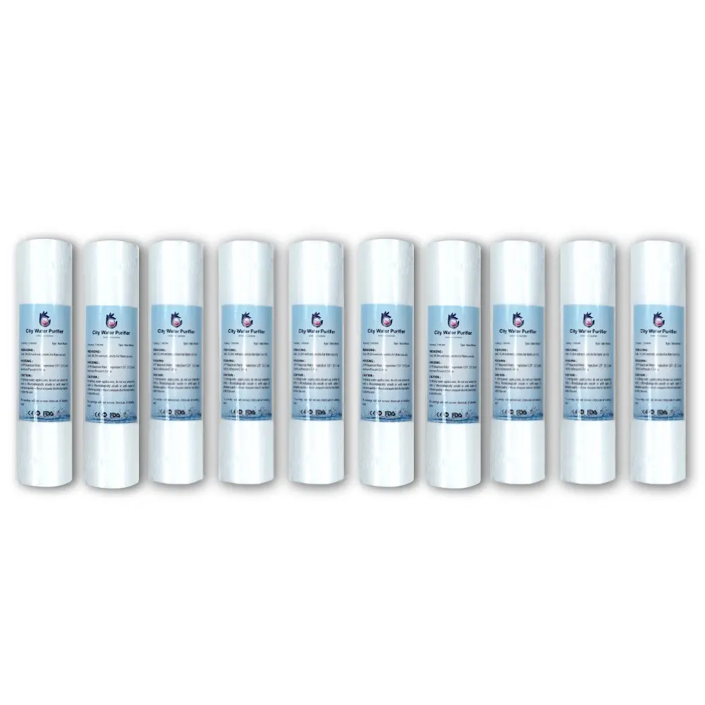 10-Inch 1 Micron Sediment Filter Cartridges Combo Pack – View 1