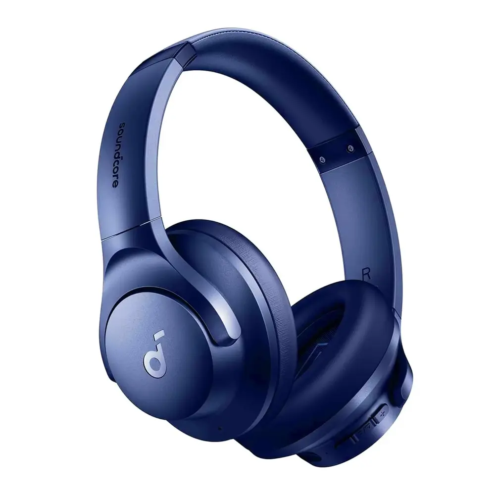 Anker Soundcore Q20i Hybrid Bluetooth Wireless Headphones – Color: Blue – View 1