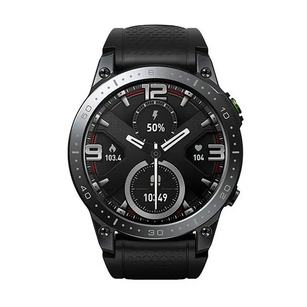 Zeblaze Ares 3 Pro Ultra HD AMOLED Smartwatch  – Color: Black – View 1