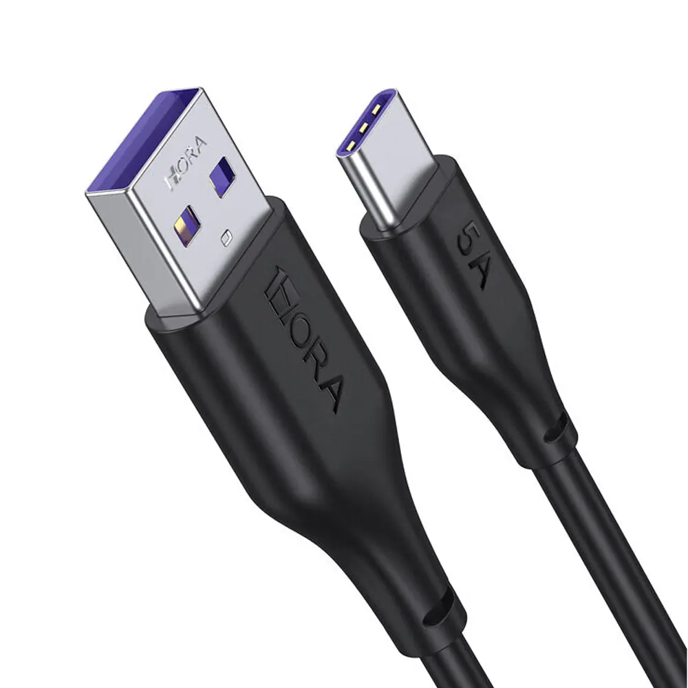 1HORA V8 Series 5A USB-A to Type-C 1M Fast Charging & Durable Design Data Cable  – View 1