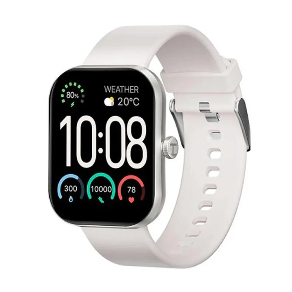 Haylou S6 Bluetooth Calling Smartwatch – Color: Silver – View 1