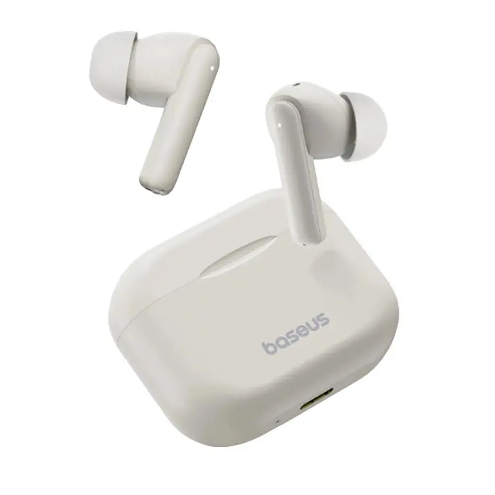 Baseus Bowie E17 True Wireless Earbuds With Dual Mic – Color: White – View 1