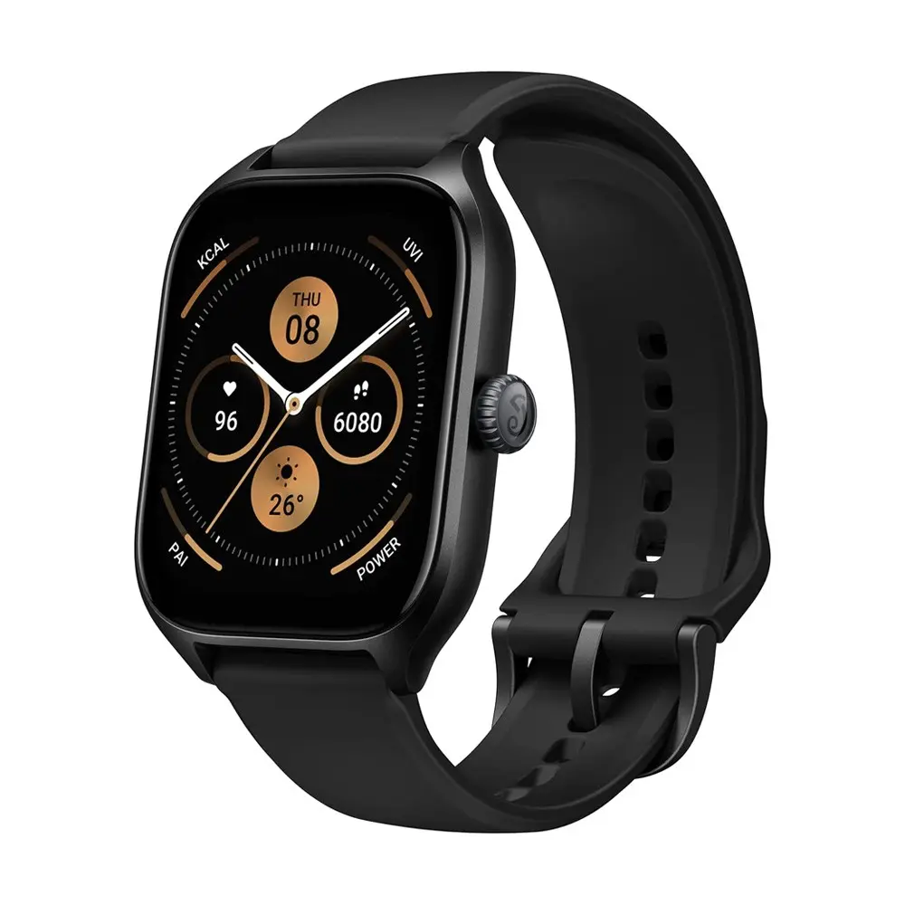 Amazfit GTS 4 AMOLED Smartwatch – Color: Black – View 1