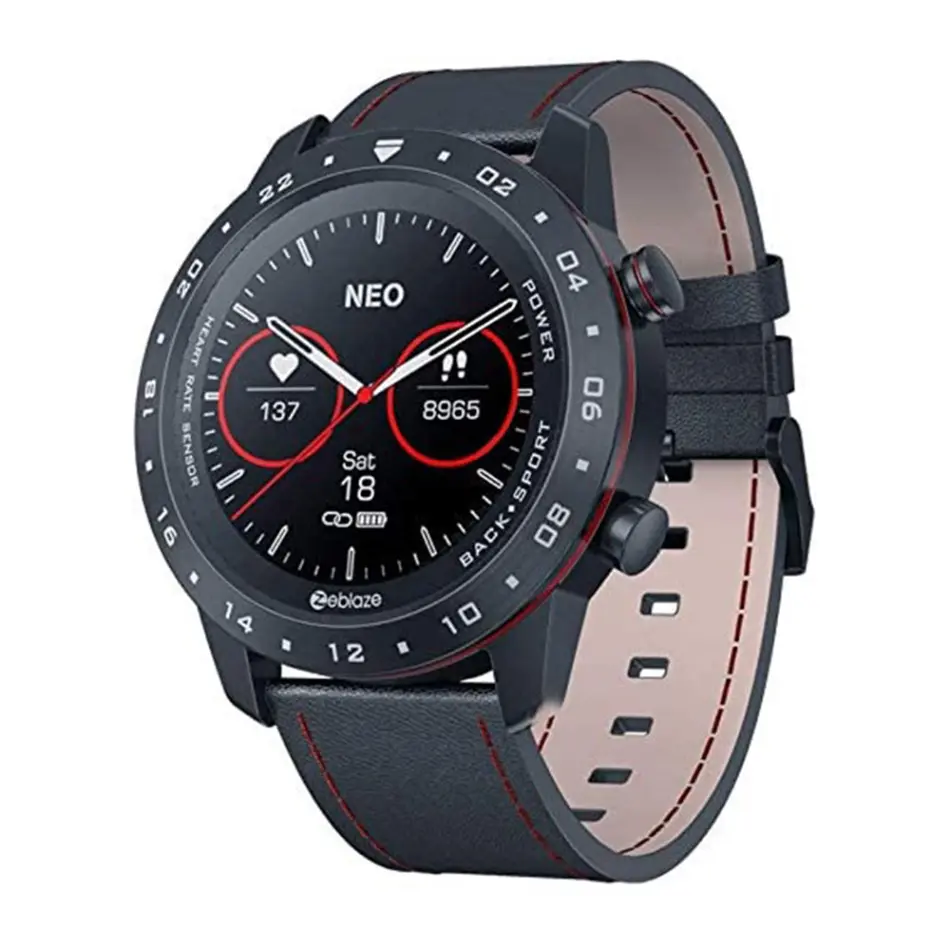 Zeblaze Neo 2 Tough and Durable Smart Watch – Color: Black – View 1