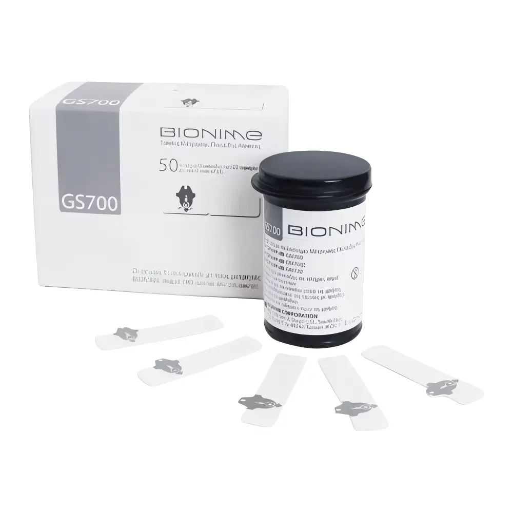 Bionime GS700 Rightest Blood Glucose Test Strips Packs – Number Of Strips: 50 – View 1