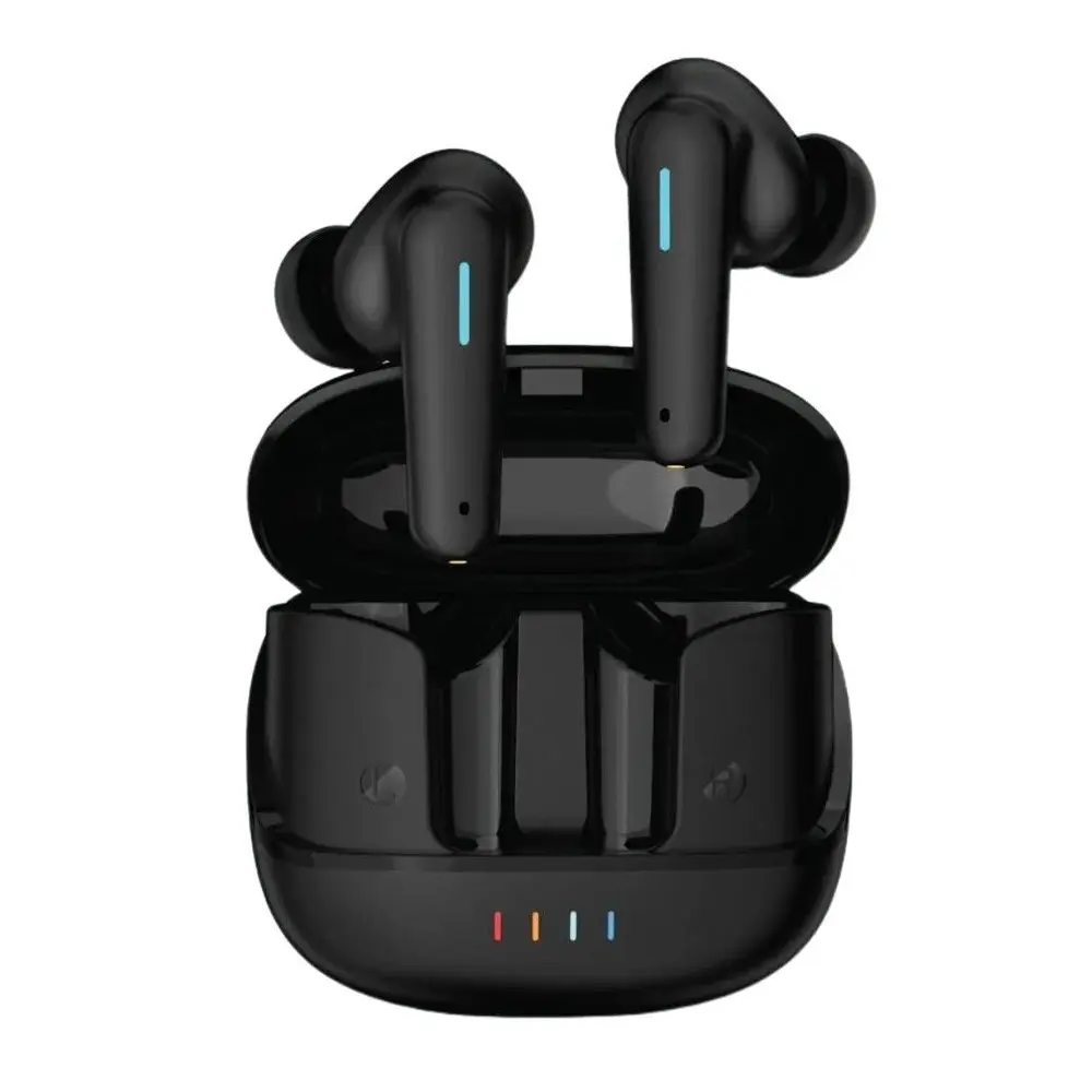 GEEOO MEKE T4 TWS Touch Control Earbuds – Color: Black – View 1