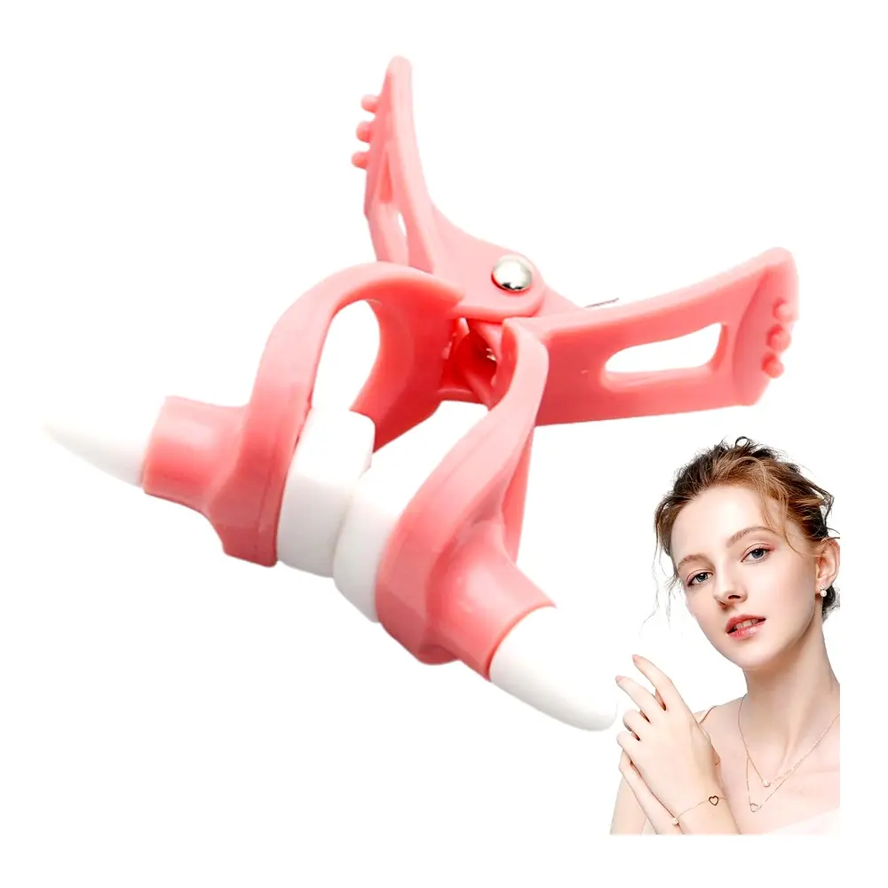 Soft Silicone Shaper Clip for Wide Lifting Nose Shaper – Color: Pink – View 1