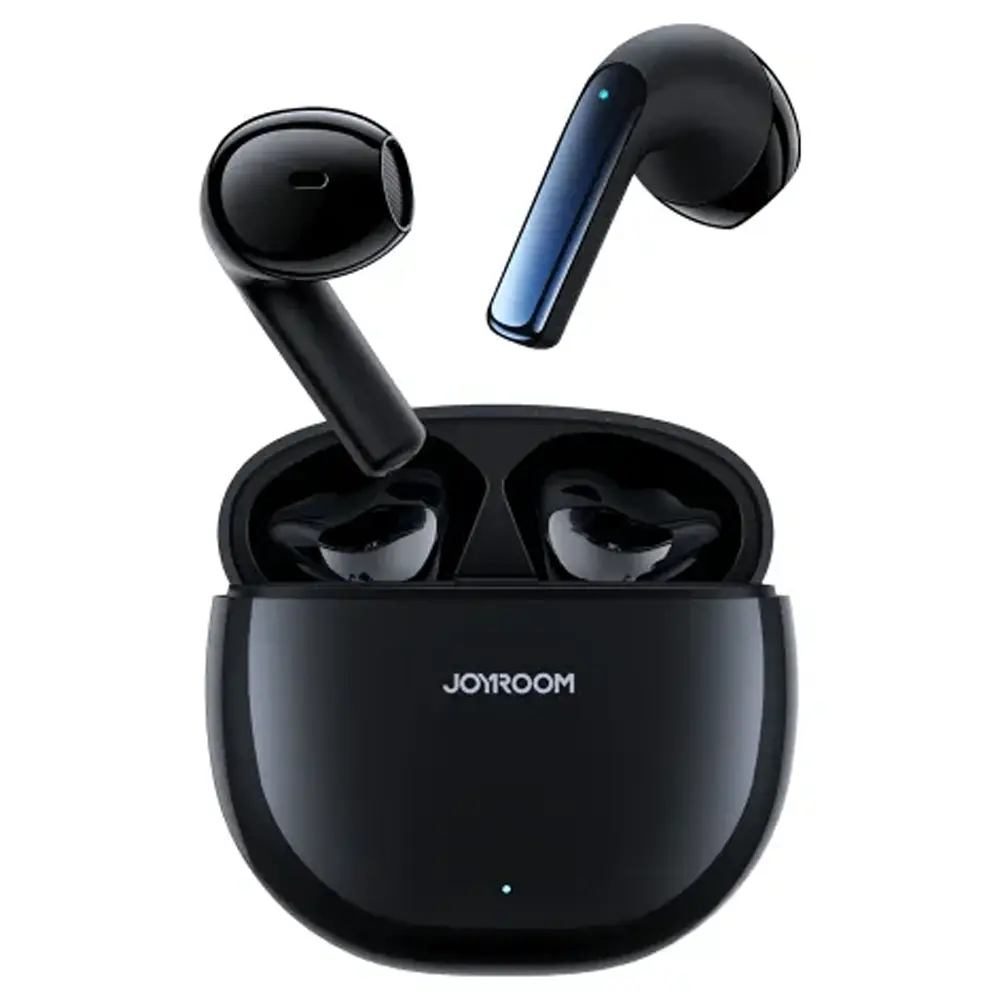 Joyroom Jpods Series JR-PB1 True Wireless Dual-Mic ENC Earbuds – Color: Black – View 1