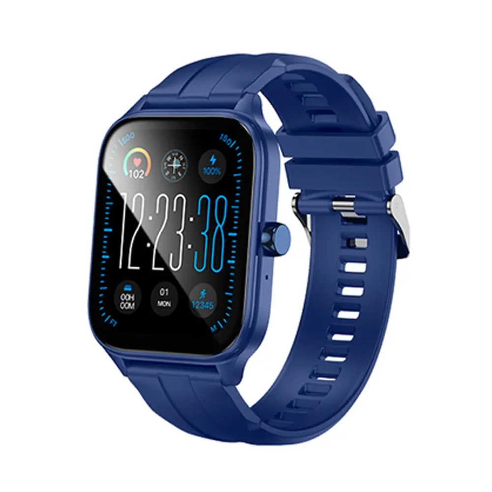Hoco Y27 Smart Sports Watch Call Version – Color: Blue – View 1