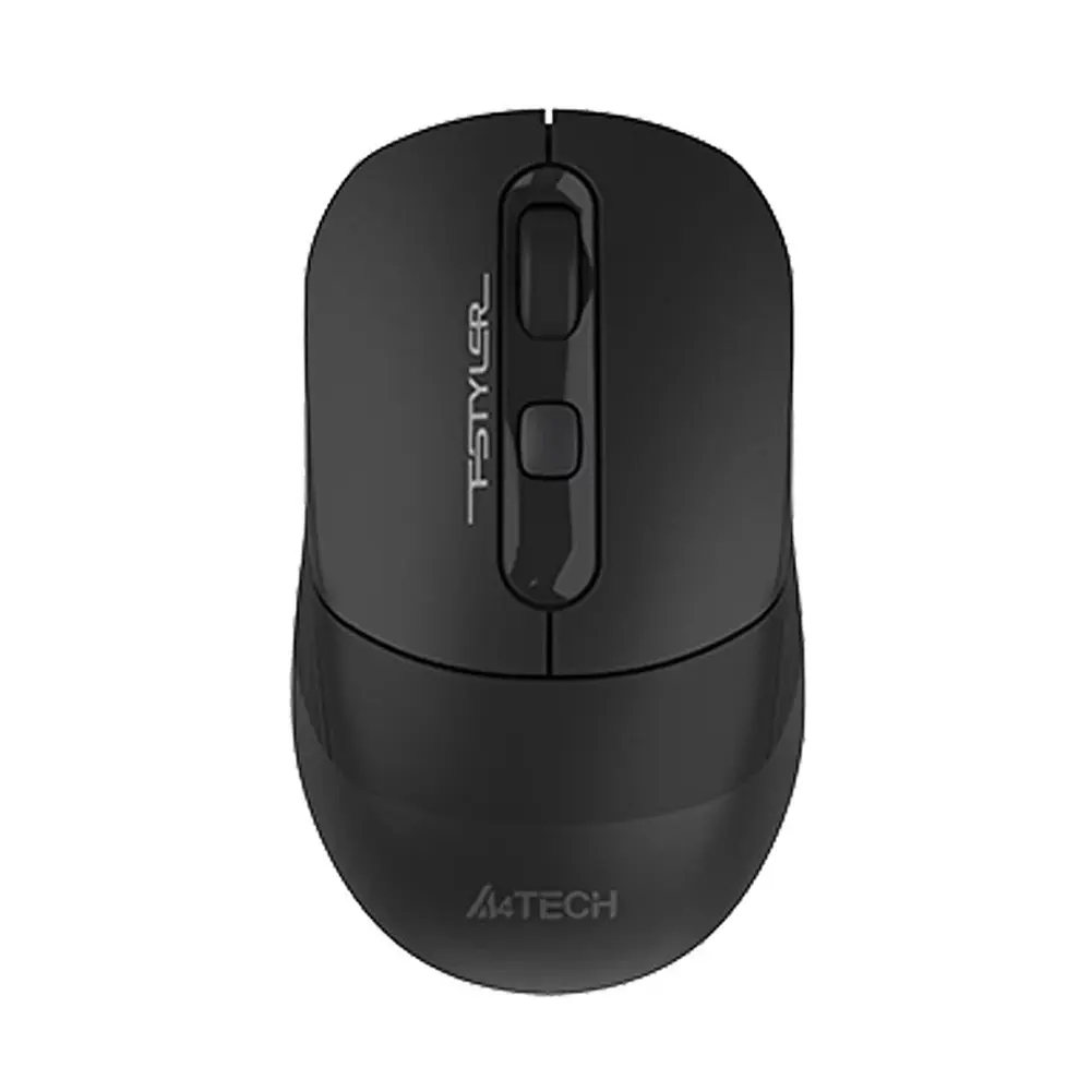 A4TECH FSTYLER FB10CS Silent Multimode Rechargeable Wireless Mouse – Color: Black – View 1