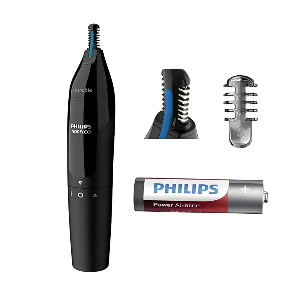 Philips NT1700 Stainless Steel Blades Nose, Ear, and Eyebrow Trimmer – View 1