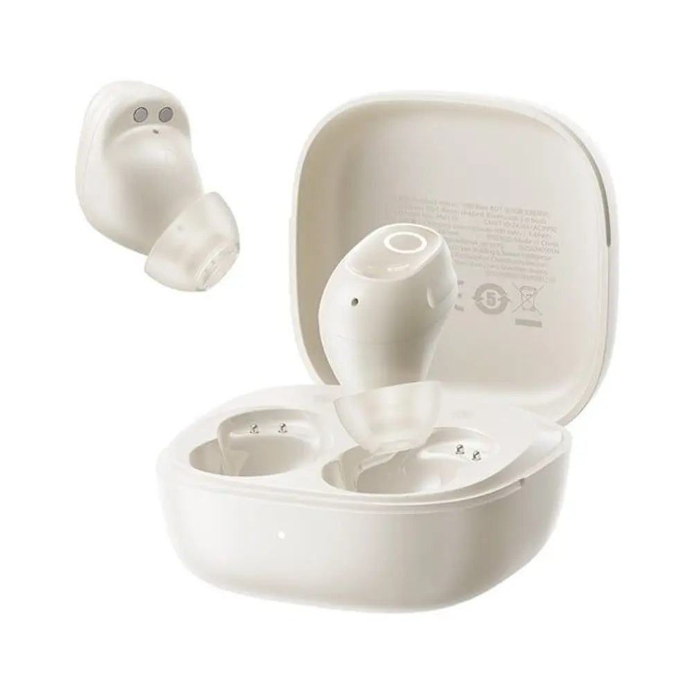 Baseus Bass TWS BD1 True Wireless Earbuds – Color: White – View 1