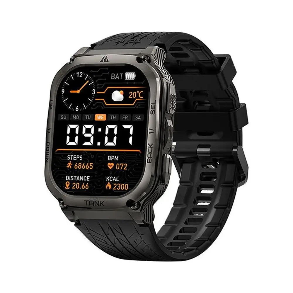 KOSPET TANK M3 AMOLED Smartwatch – Color: Black – View 1