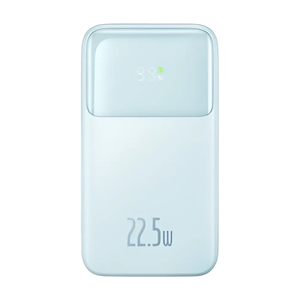 Baseus Comet Series 20,000mAh 22.5W Digital Display Power Bank – Color: Blue – View 1