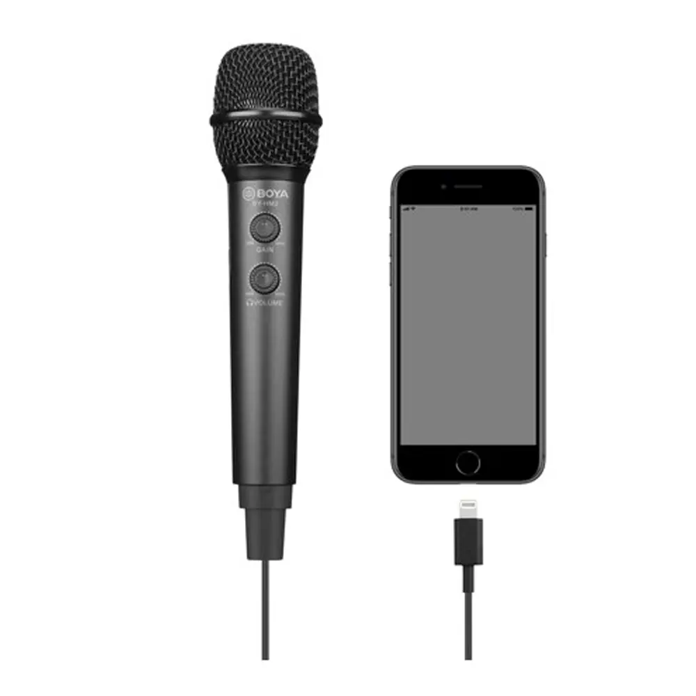Boya BY-HM2 Digital Condenser Handheld Microphone – View 1