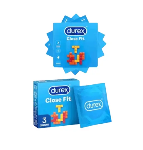 Durex Close Fit Condom – 3Pcs Pack (UK)  – View 1
