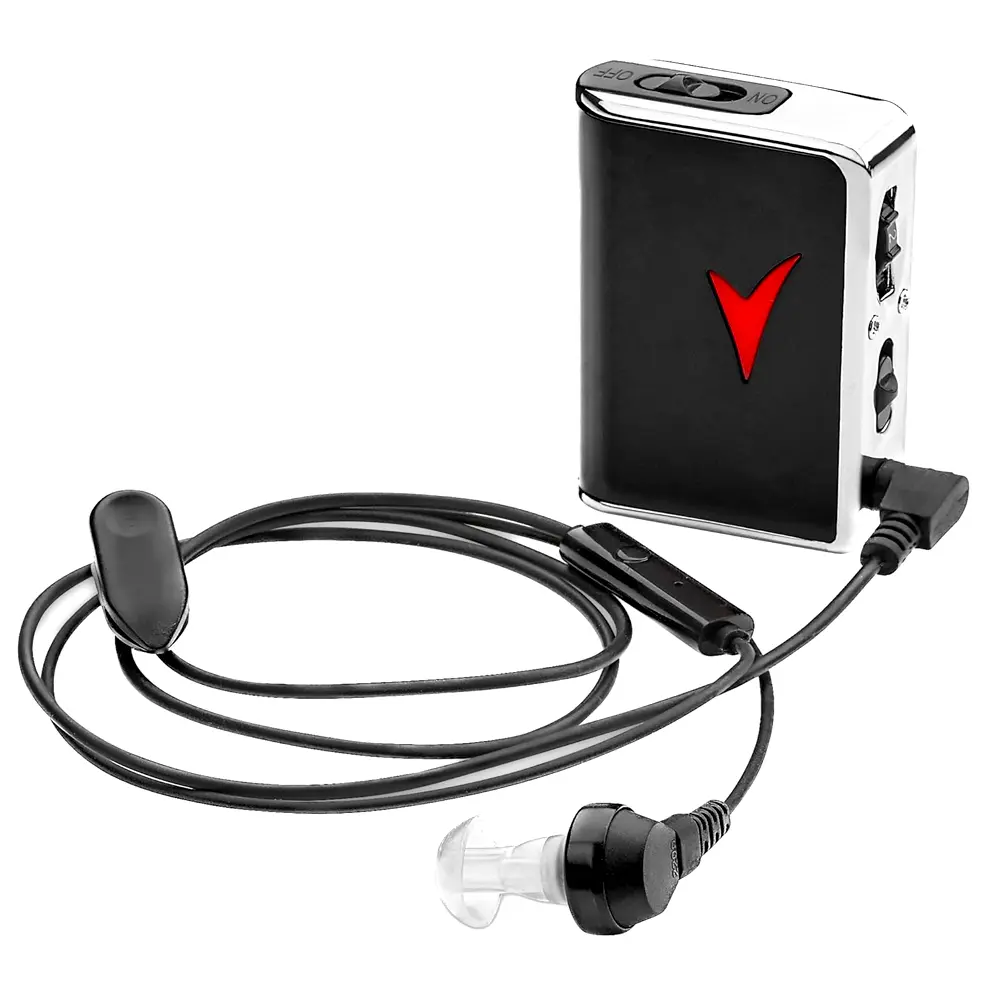AXON V-99 Model Body Worn Analog Pocket Hearing Aid – View 1