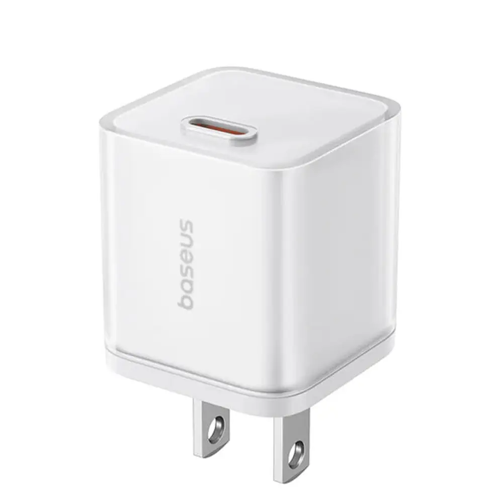 Baseus GaN5S 30W USB-C Portable GaN Technology Charger – Color: White – View 1