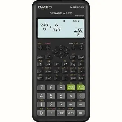 Casio FX-82ES Plus-2  Liquid Crystal Display Scientific Calculator  – View 1