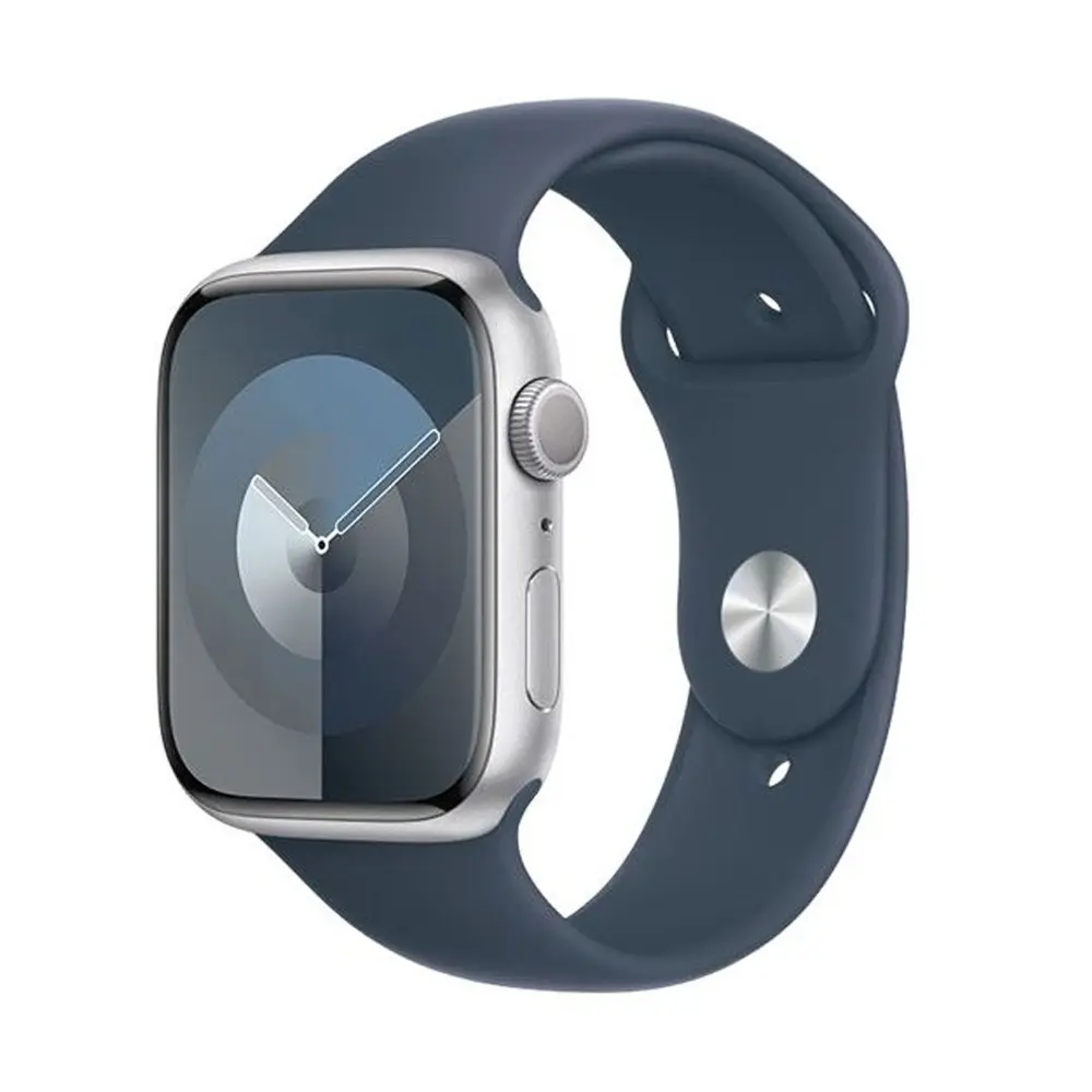Apple Watch Series 9 GPS & Cellular OLED Smartwatch – Color: Silver – View 1