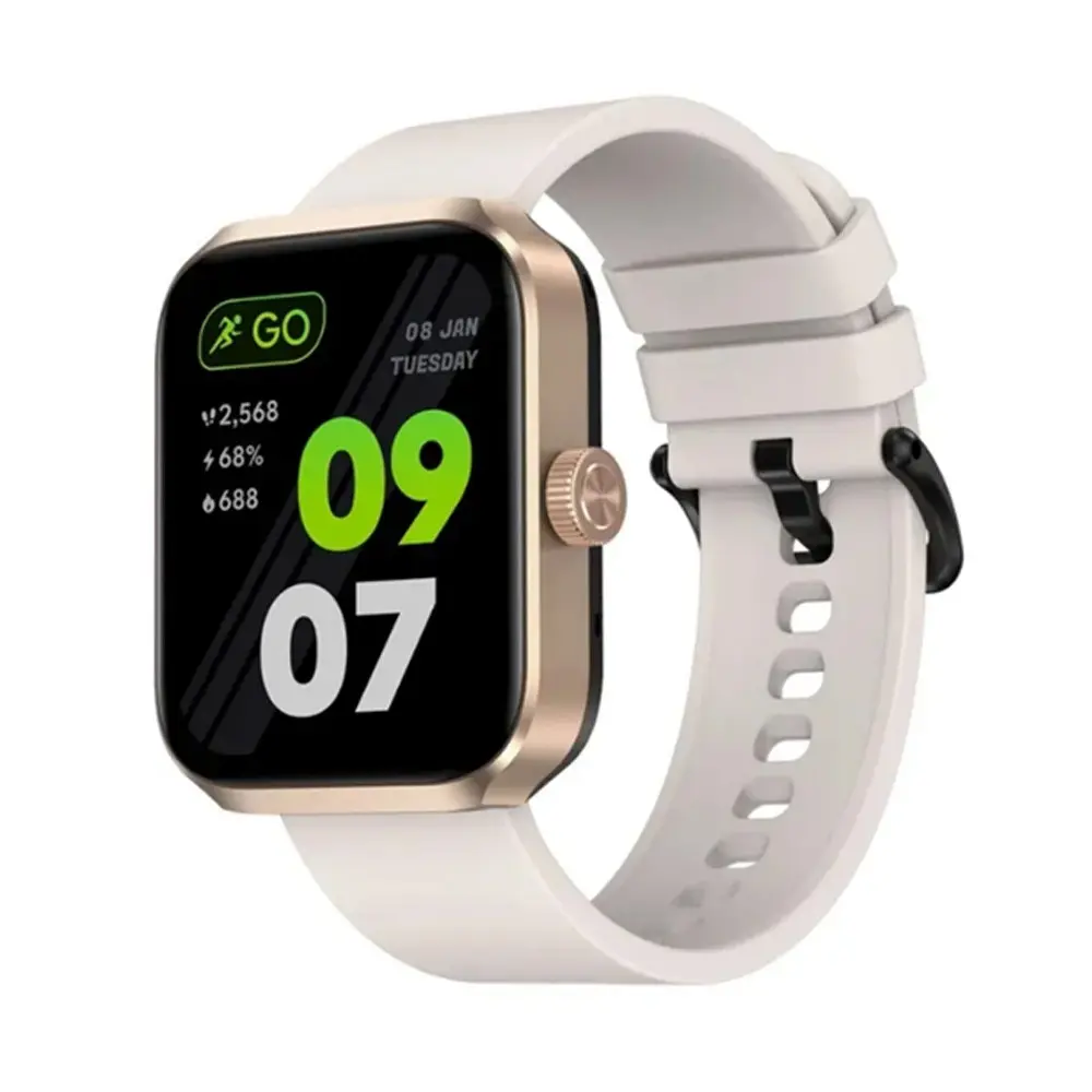Zeblaze Beyond 3 Plus GPS AMOLED Display Smartwatch – Color: Gold – View 1