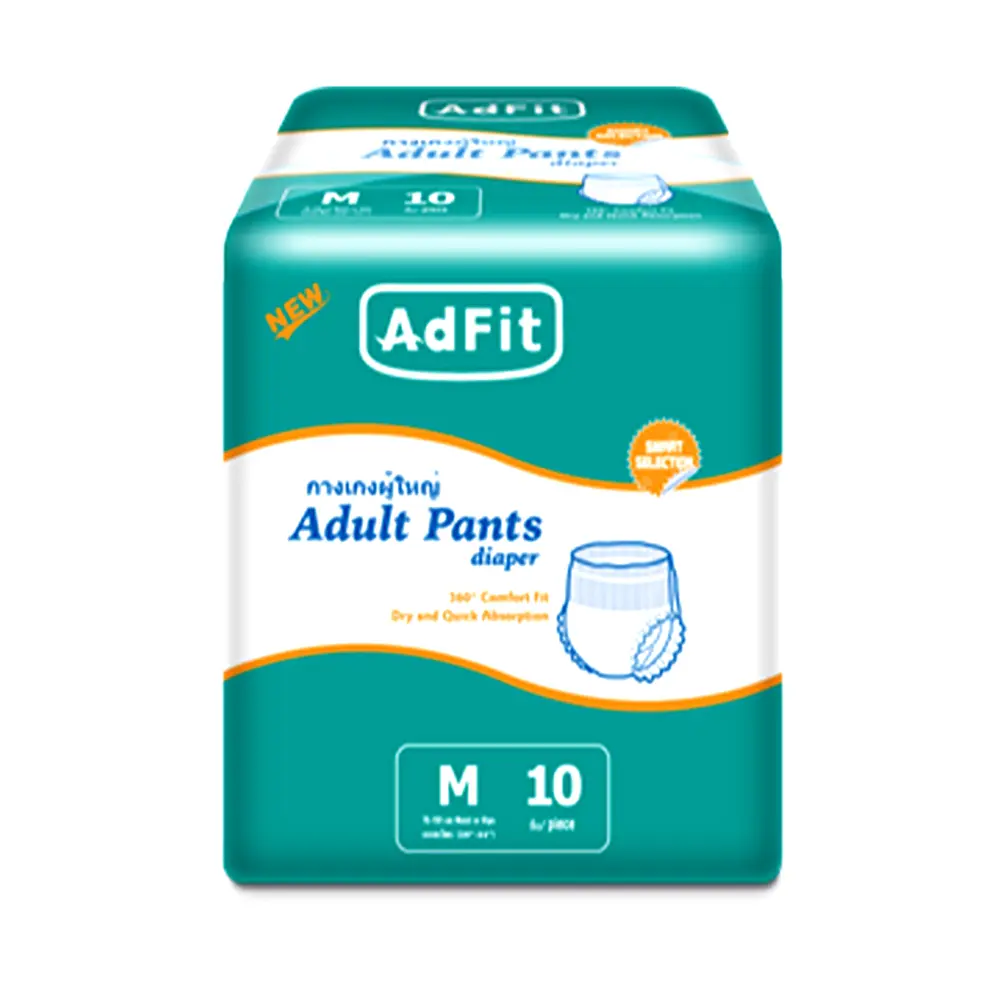 Adfit Dry & Quick Absorption Care Adult Diaper Pant – Size: M, Quantity: 10 pcs – View 1