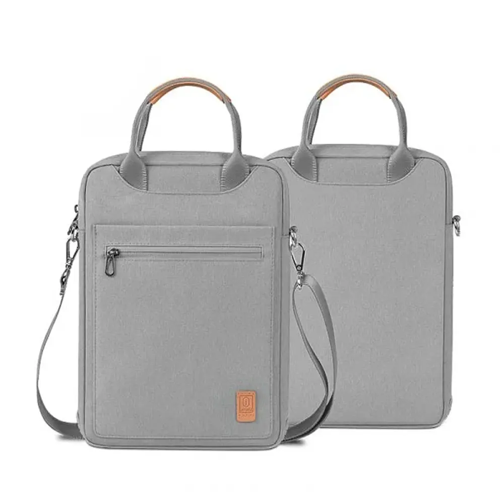 WIWU 12.9 Inch Pioneer Tablet Laptop Bag with Shoulder Strap – Color: Gray – View 1