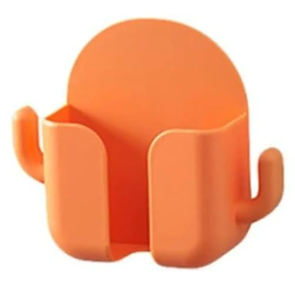 FreshDcart Wall Mounted Hooks Storage Hanger Rack Bathroom Hanging Mobile Phone Holders – Color: Orange – View 1