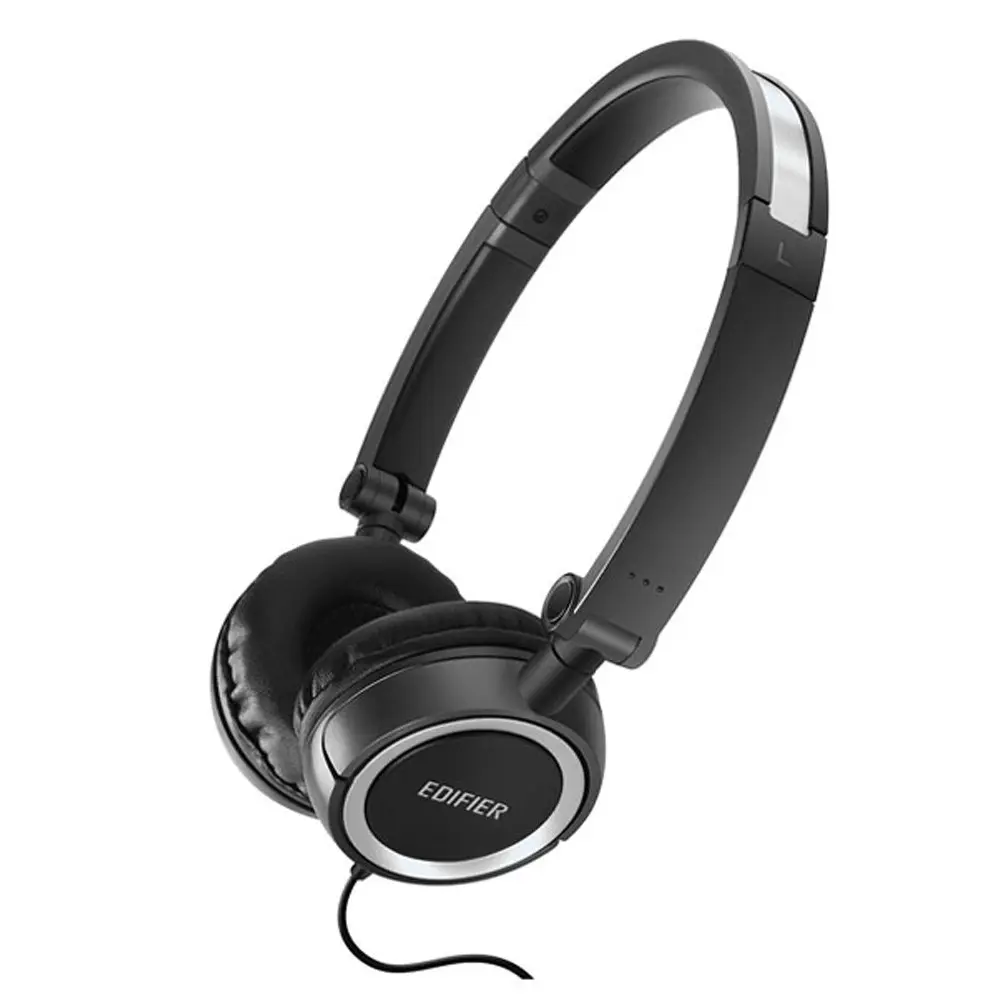 Edifier P650 3.5mm Single Wired Headphone – Color: Black – View 1