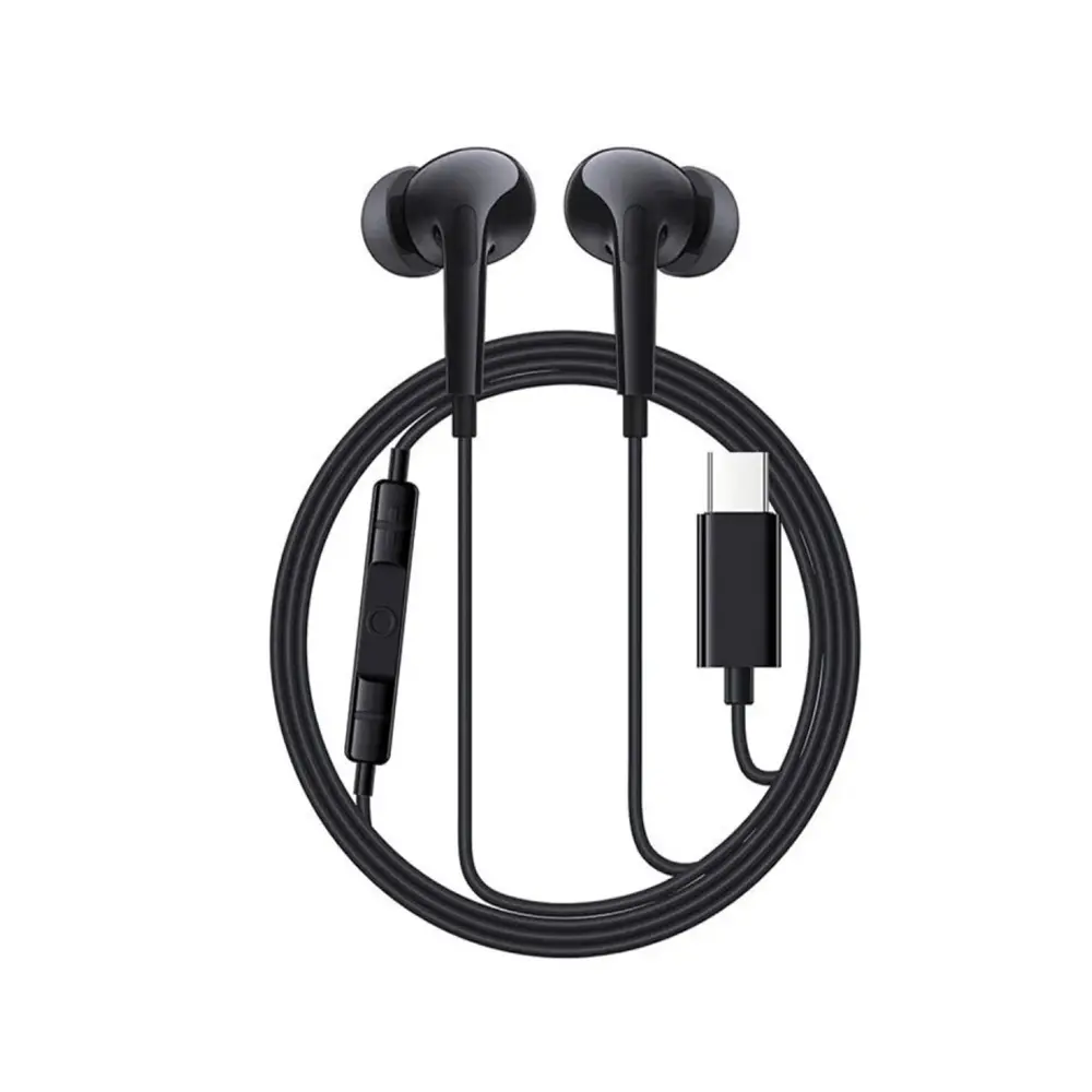  Baseus Encok CZ18 Type-C Wired Earphone – Color: Black – View 1