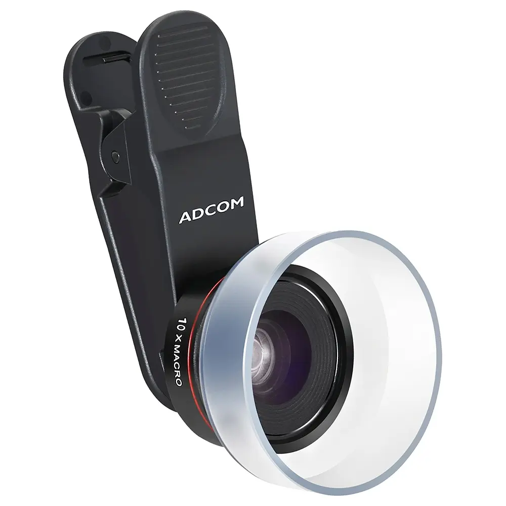 ADCOM AD-25MM Professional HD 10x Macro Mobile Phone Lens – View 1