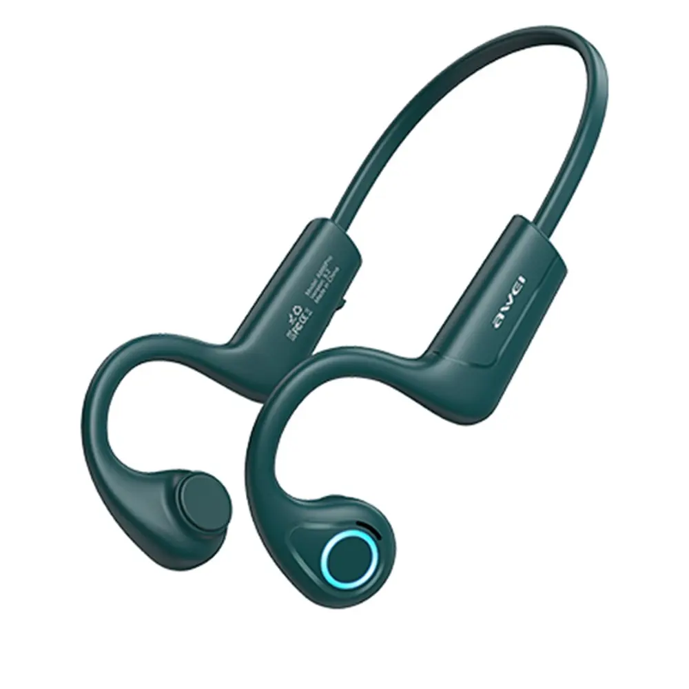 Awei A886 Pro Air Conduction Bluetooth Wireless Neckband – Color: Green – View 1