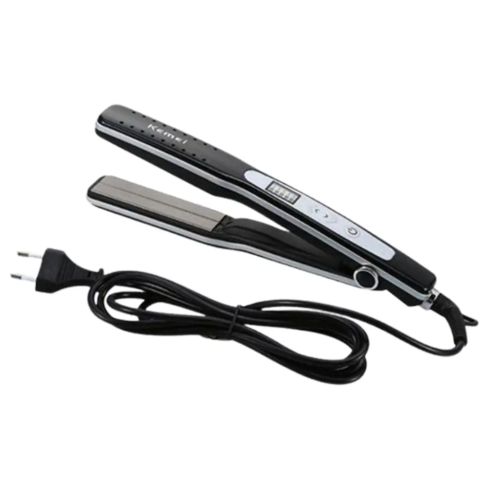 Kemei KM 8811 Professional Hair Straightener Iron With Steam Hole – View 1