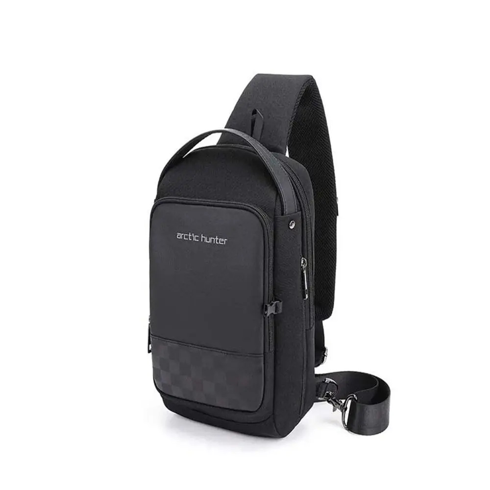 Arctic Hunter XB00105 Waterproof Cross Body Bag – Color: Black – View 1