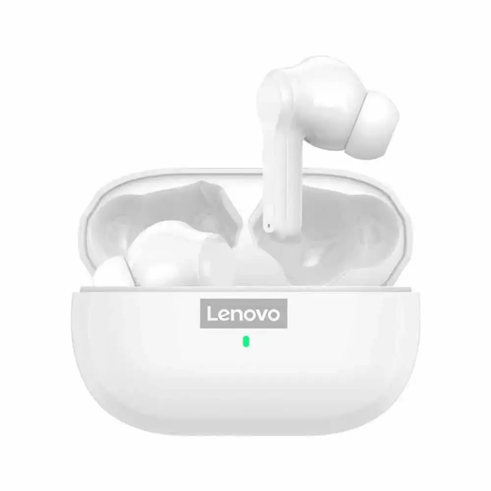Lenovo LivePods LP1s TWS Wireless Bluetooth Earphone  – Color: White – View 1