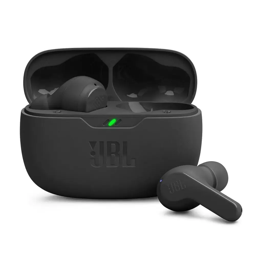JBL Wave Beam True Wireless Earbuds – Color: Black – View 1