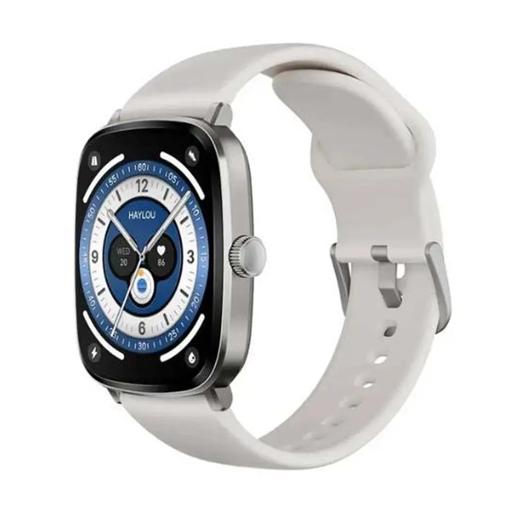 Haylou RS5 Bluetooth Calling Smartwatch – Color: Silver – View 1