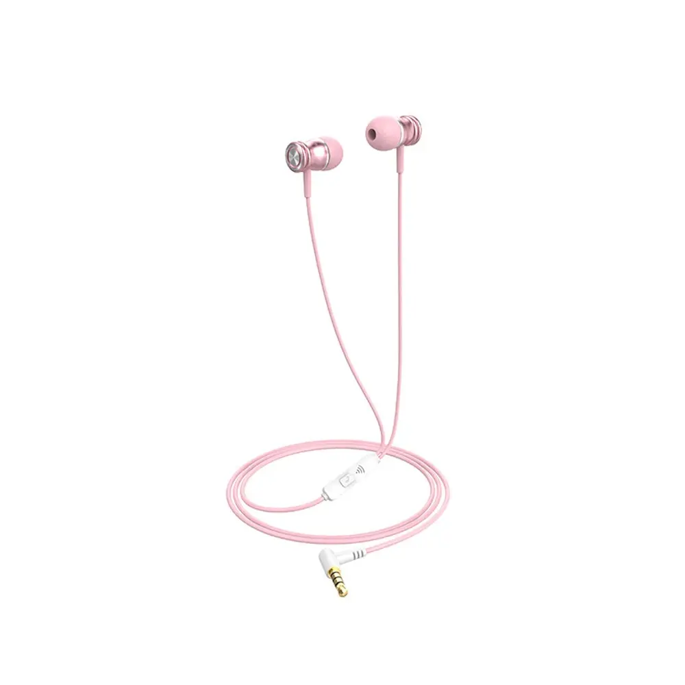 Havit HV-E303P In-Ear 3.5mm Wired Earphone – Color: Pink – View 1