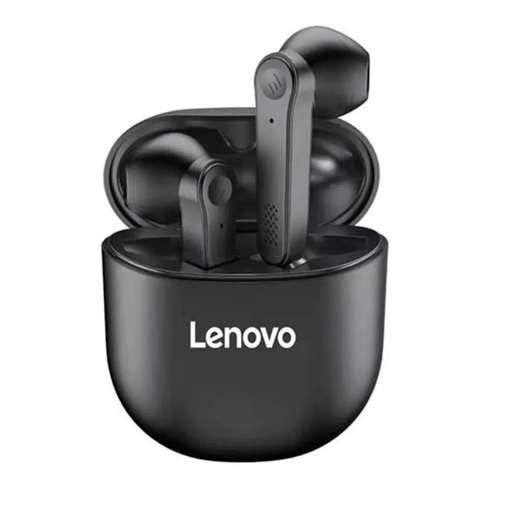 Lenovo PD1 True Wireless Semi-in-ear Sports Earbuds – Color: Black – View 1