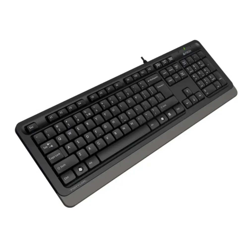 A4TECH FK10 Fstyler Multimedia Wired Keyboard  – Color: Gray – View 1