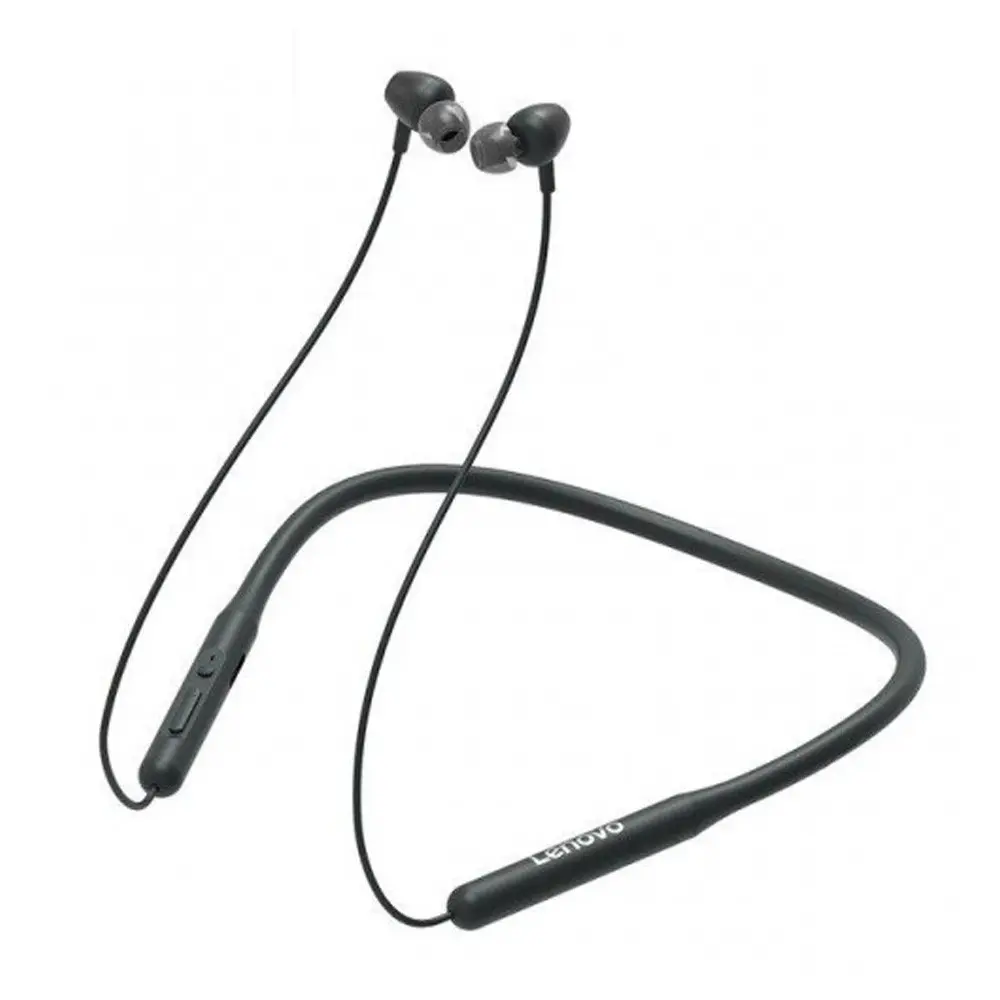 Lenovo H203 Bluetooth Sports Neckband Earphone – Color: Black – View 1