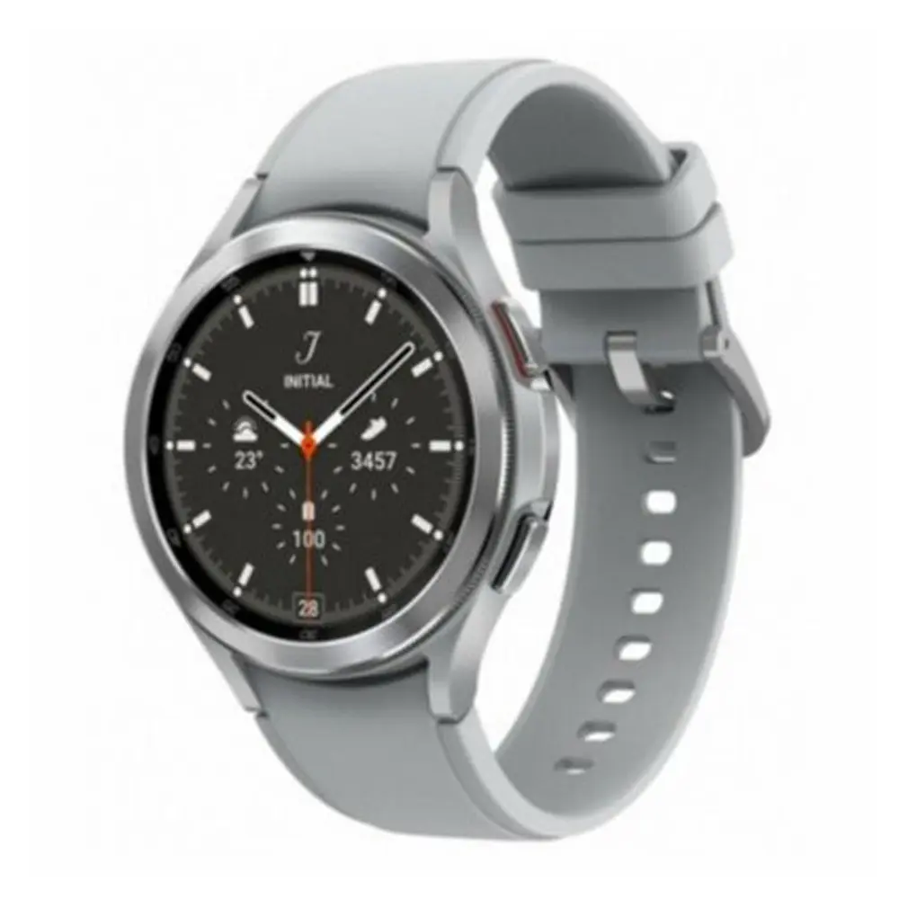 Samsung Galaxy Watch 4 Classic Super AMOLED Smartwatch – Color: Silver – View 1