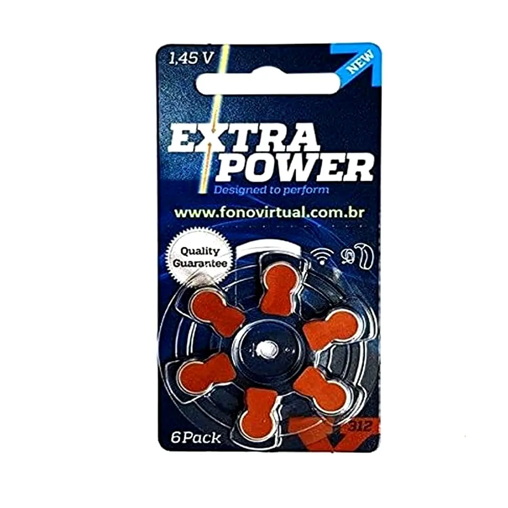 Extra Power Batteries for hearing aids -312 size Batteries – View 1