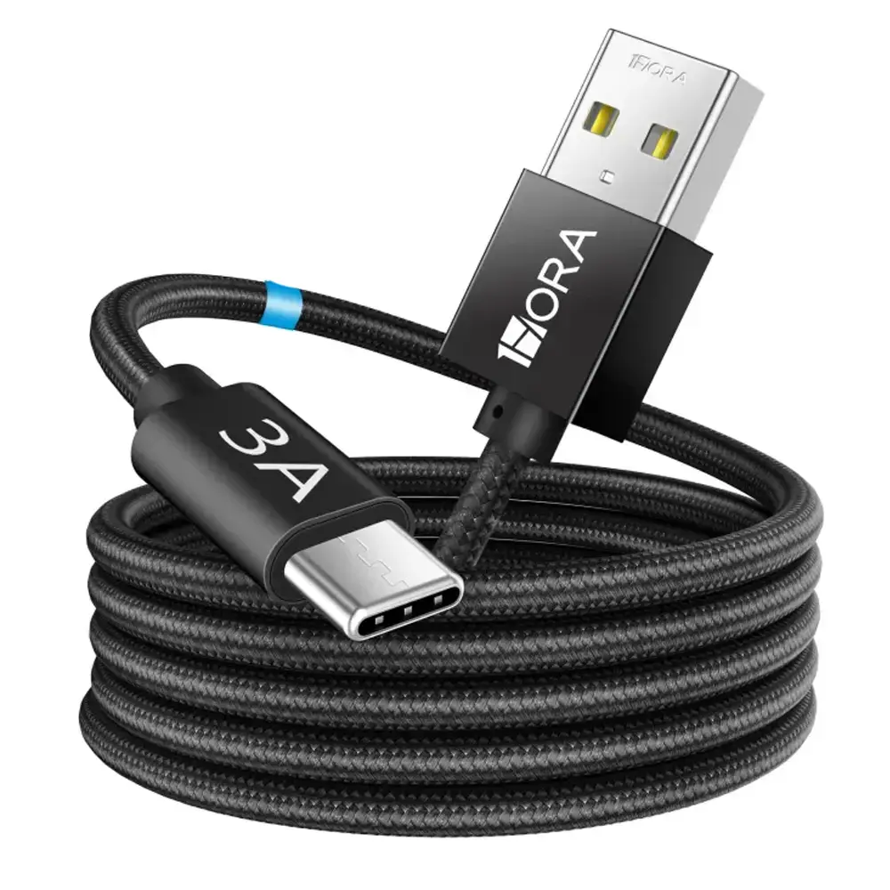 1HORA V8 Series 3A USB to Type-C Cable 1m Fast Charging & Data Sync – View 1